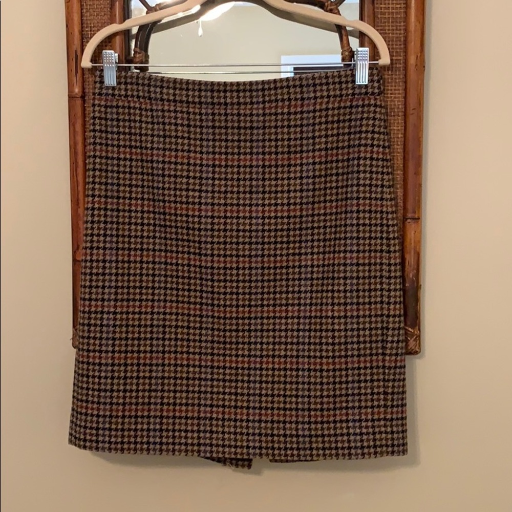 J.Crew Houndstooth Pencil Skirt, 4